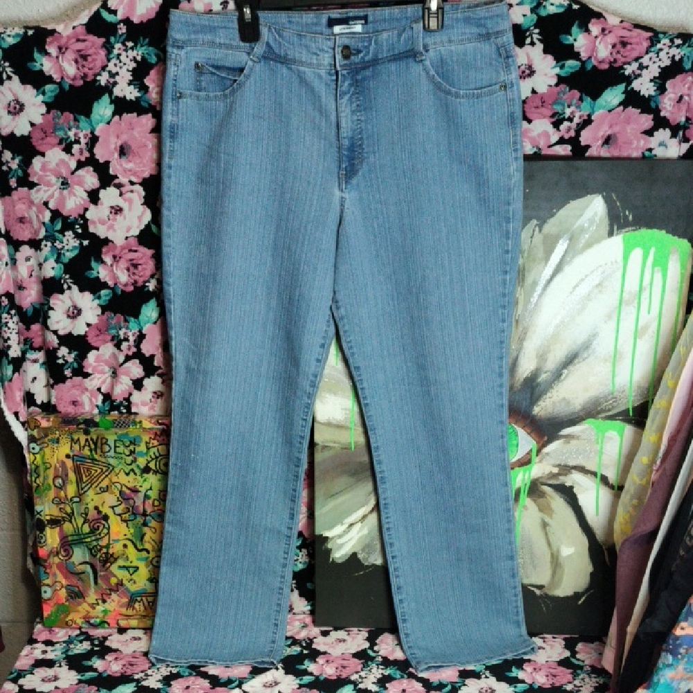 Basic Editions Light Blue Straight Leg Jeans